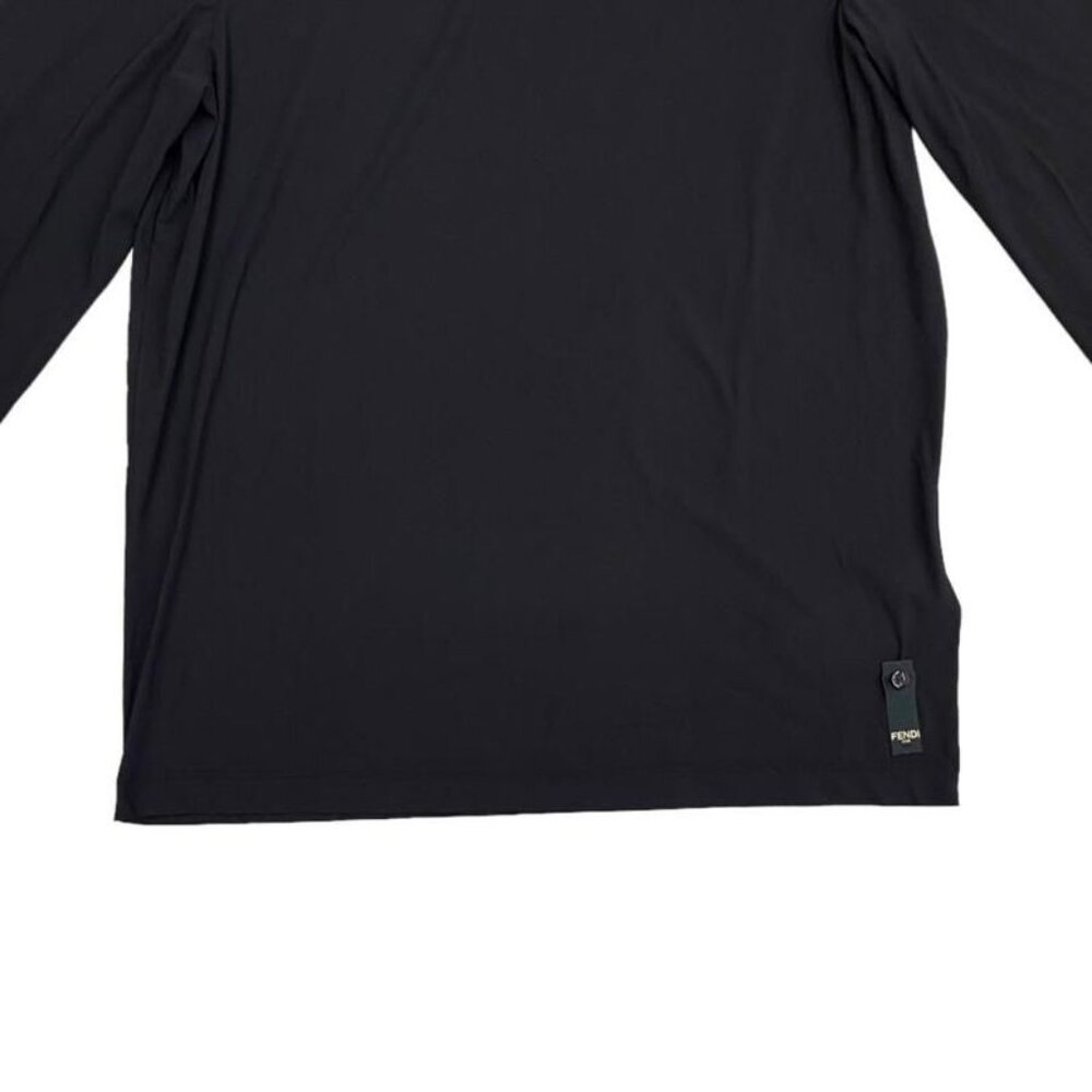 Fendi Long Sleeve High Neck Cut And Sewn Fy0983 Ah19 F0 Qa1 M Size Logo Plate View 6